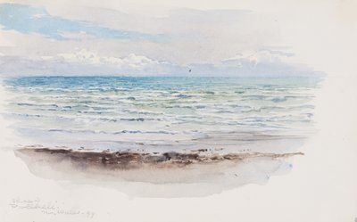 Rivage à Pwllheli, au nord du Pays de Galles - George Elbert Burr