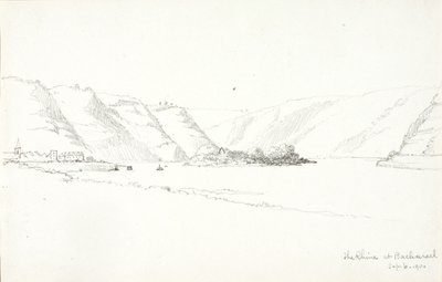 Le Rhin à Bacharach - George Elbert Burr