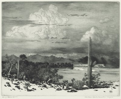 Rivière Verde, Réserve Apache, Arizona - George Elbert Burr