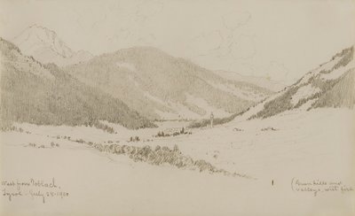 Ouest de Toblach, Tyrol - George Elbert Burr