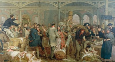 Marché aux poissons de Billingsgate - George Elgar Hicks