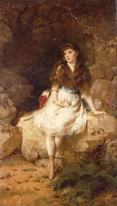 Lady Edith Amelia Ward, fille du 1er comte de Dudley - George Elgar Hicks