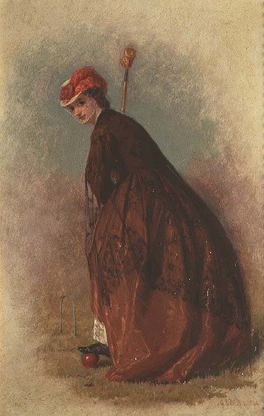 Le Joueur de Croquet - George Elgar Hicks