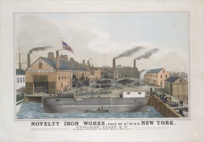 Usine de fer de la rue 12 E.R. New York. Stillman, Allen & Co., fondeurs de fer - George Endicott