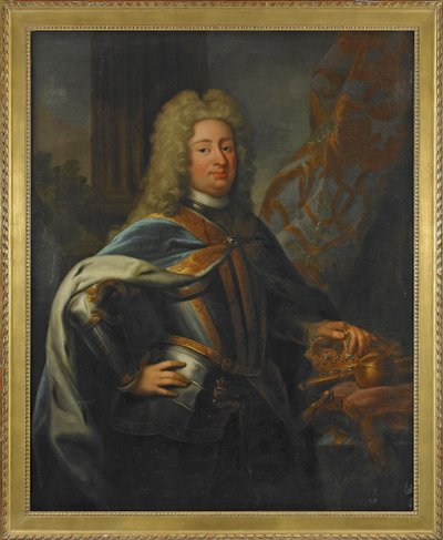 Portrait de Frederic I, roi de Suede et prince de Finlande - George Engelhardt Schroeder