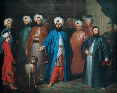 Mehmed Said Efendi et sa suite - George Engelhardt Schröder