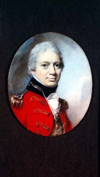 Miniature du Lt. Col. J. Houlton de la Milice du Wiltshire, vers 1801 - George Engleheart
