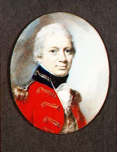 Miniature du lieutenant-colonel Robertson - George Engleheart