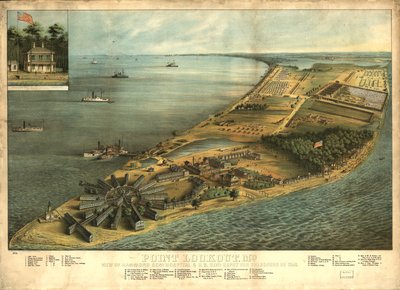 Point Lookout, Md. Vue de l