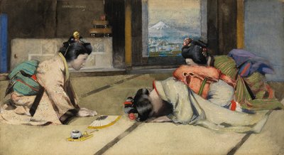 Une réception au Japon, ou Salutations - George F. Henry