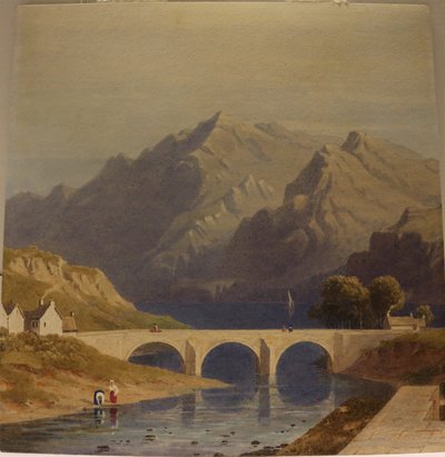 Vue de Fort Augustus, canal calédonien, vers 1830 - George Fennel Robson