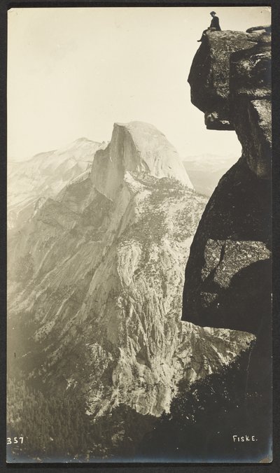 Glacier Point (3200 pieds) et Half Dome (5000 pieds) - George Fiske