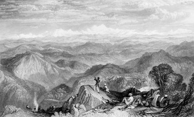 Chaîne Neigeuse, de Tyne ou Marna, 1838 - George Francis White