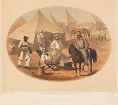Scène de camp, révolte indienne - George Francklin Atkinson