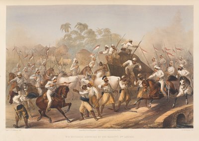 Mutins surpris par le 9e lanciers de Sa Majesté, 1857 - George Francklin Atkinson
