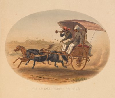 Officiers rejoignant la force - George Francklin Atkinson