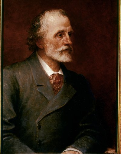George MEREDITH, Portrait 1893 (oil on canvas) - George Frederic Watts