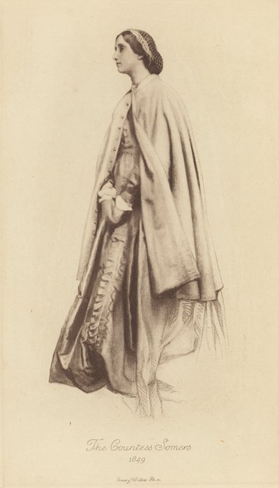 Virginia, Comtesse Somers - George Frederick (after) Watts