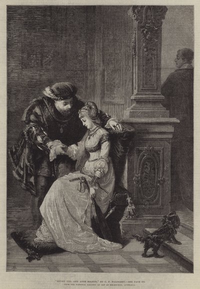Henri VIII et Anne Boleyn - George Frederick Folingsby