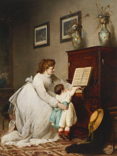 La première leçon - George Frederick Folingsby