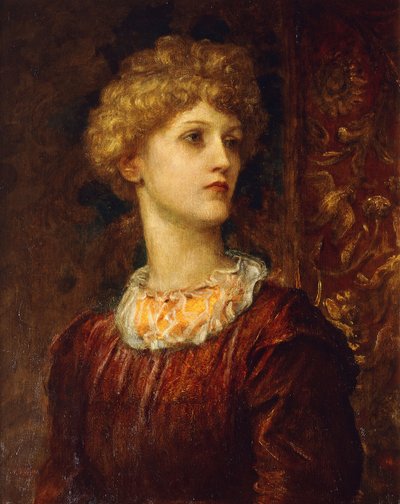 Portrait de Dorothy Dene, buste - George Frederick Watts