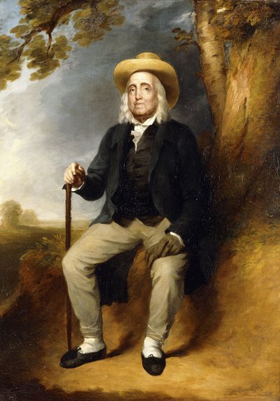Portrait de Jeremy Bentham - George Frederick Watts