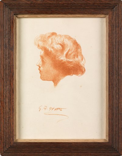 Étude pour la tête de Sir Galahad - George Frederick Watts