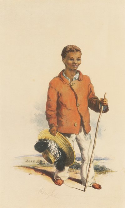Karl Julius est un garçon berger hottentot - George French Angas