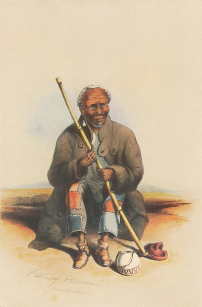 Leveregt Aris, un vieil homme hottentot - George French Angas