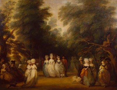 Dames se promenant sur le Mall, St. James Park - George Frost