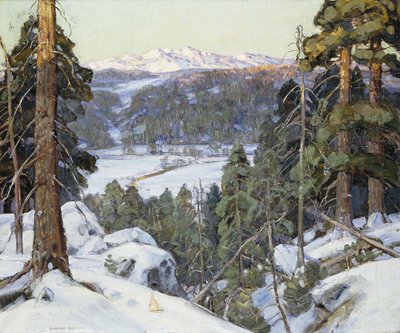 Pins en hiver - George Gardner Symons