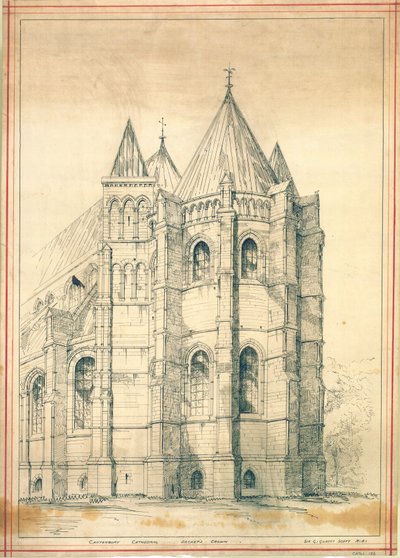 Esquisse, c.1860 - George Gilbert Scott