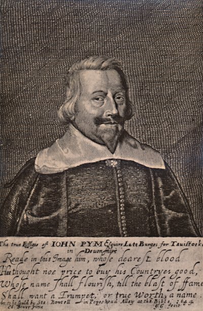 John Pym, homme politique parlementaire anglais, vers 1644, 1894 - George Glover