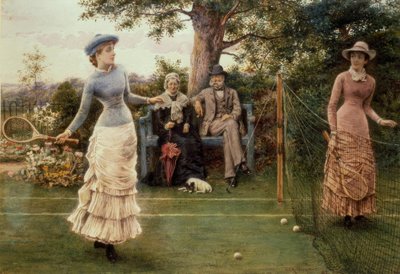 Partie de tennis (1882) - George Goodwin Kilburne