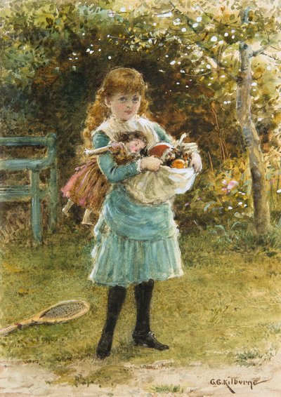 Sortir jouer - George Goodwin Kilburne