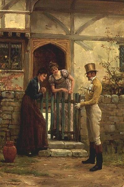 Le Visiteur - George Goodwin Kilburne