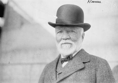 Andrew Carnegie à New York au retour d