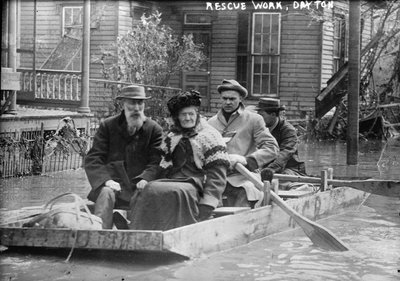 Travail de sauvetage, Dayton - George Grantham   Bain News Service Bain
