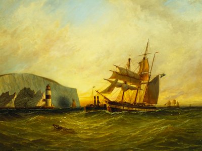 Au large des Aiguilles, île de Wight - George Gregory