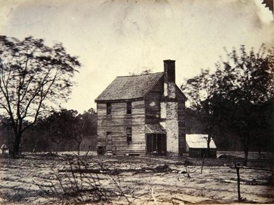 Quartier général du général McClellan le jour de la bataille de Lee