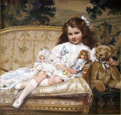 Portrait de Marjorie Cohen, âgée de 5 ans - George Hall Neale
