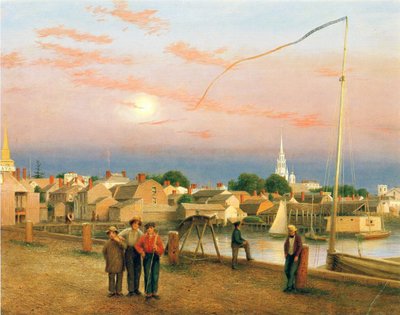 Newport, Fin de la Journée - George Harvey