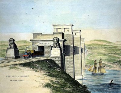 Pont de Britannia, entrée d