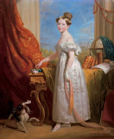 Portrait de la princesse Victoria - George Hayter