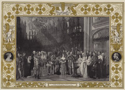 Le baptême du prince de Galles à la chapelle Saint-Georges, château de Windsor, 25 janvier 1842 - George Hayter