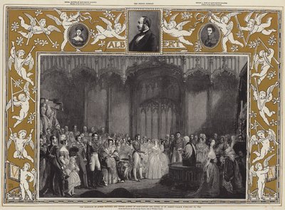 Le Mariage de la reine Victoria et du prince Albert de Saxe-Cobourg et Gotha au palais de St James, 10 février 1840 - George Hayter