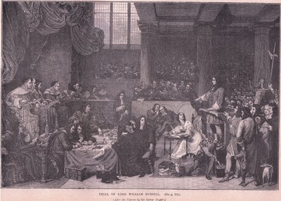 Le procès de Lord William Russell - George Hayter