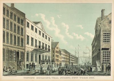 Bâtiment Tontine, Wall Street, N.Y., 1797 - George Hayward