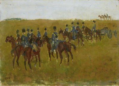 Artillerie en manœuvre - George Hendrik Breitner