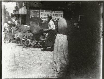 Activité dans la Houtkopersdwarsstraat et la Jodenbreestraat à Amsterdam - George Hendrik Breitner